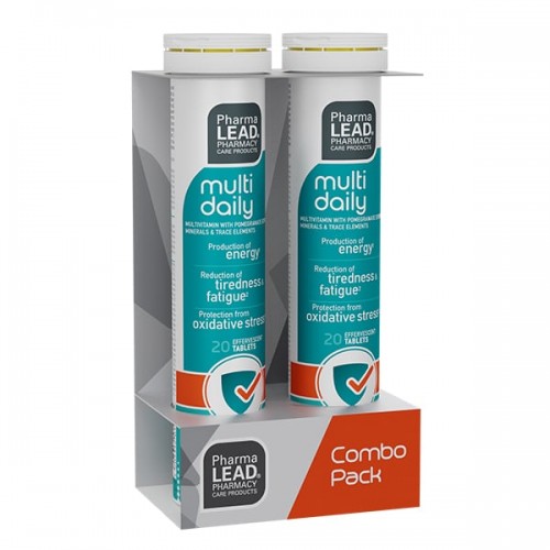 Pharmalead Promo Multi Daily Πολυβιταμίνη με Γεύση Πορτοκάλι (1+1 ΔΩΡΟ) 20 & 20 Αναβράζουσες Ταμπλέτες Pharmalead Promo Multi Daily Πολυβιταμίνη με Γεύση Πορτοκάλι (1+1 ΔΩΡΟ) 20 & 20 Αναβράζουσες Ταμπλέτες