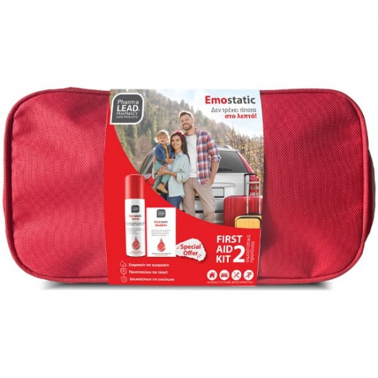 Pharmalead Promo Emostatic First Aid Kit 2 Αιμοστατικό Σπρέι 60ml & Αιµοστατικό Βαµβάκι 2g & Δ΄ώρο Τσαντάκι