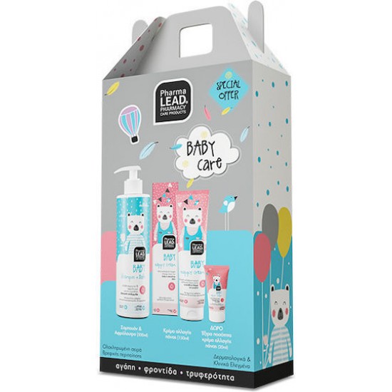 Pharmalead Promo Pack Baby Care Με Shampoo & Bath Βρεφικό Σαμπουάν-Αφρόλουτρο 500ml & Baby Nappy Cream Βρεφική Κρέμα Αλλαγής Πάνας 150ml & Extra Baby Nappy Cream Δώρο Έξτρα Ποσότητα Κρέμας Αλλαγής Πάνας 20ml Pharmalead Promo Pack Baby Care Με Shampoo & Bath Βρεφικό Σαμπουάν-Αφρόλουτρο 500ml & Baby Nappy Cream Βρεφική Κρέμα Αλλαγής Πάνας 150ml & Extra Baby Nappy Cream Δώρο Έξτρα Ποσότητα Κρέμας Αλλαγής Πάνας 20ml