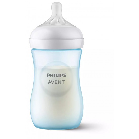 Philips Avent Natural Response Θηλή Σιλικόνης 1m+ Μπλε Mπιμπερό Πλαστικό 260ml Philips Avent Natural Response Θηλή Σιλικόνης 1m+ Μπλε Mπιμπερό Πλαστικό 260ml