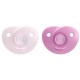 Avent Soothie 0-6m Πιπίλα όλο Σιλικόνη, Χρώμα Ροζ & Μωβ 2 Τεμάχια SCF099/22 Avent Soothie 0-6m Πιπίλα όλο Σιλικόνη, Χρώμα Ροζ & Μωβ 2 Τεμάχια SCF099/22