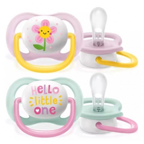 Avent Ultra Air Happy Πιπίλες 0-6m Χρώμα Ροζ & Μέντα 2 Τεμάχια SCF080/09 Avent Ultra Air Happy Πιπίλες 0-6m Χρώμα Ροζ & Μέντα 2 Τεμάχια SCF080/09
