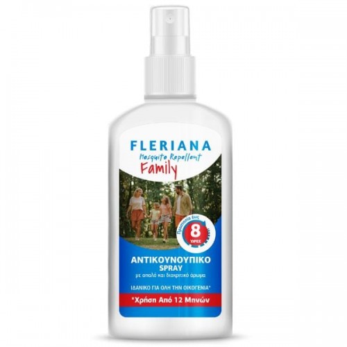 Fleriana Mosquito Repellent Family Αντικουνουπικό Σπρέι 100ml Fleriana Mosquito Repellent Family Αντικουνουπικό Σπρέι 100ml