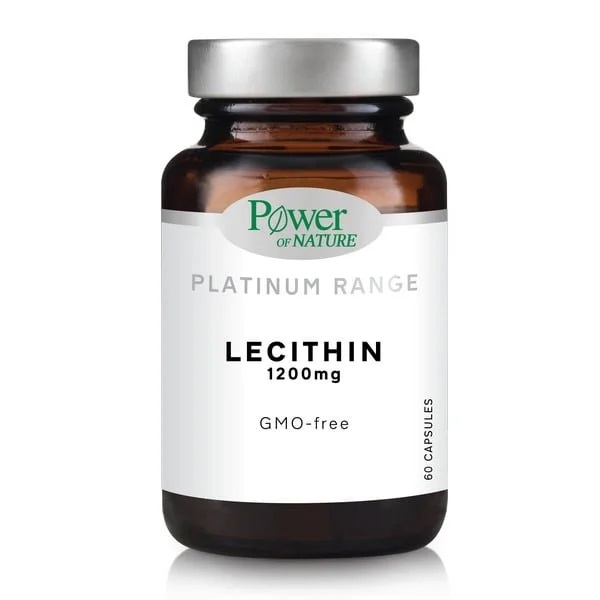 Power of Nature Platinum Lecithin 1200mg GMO-free 60 Κάψουλες