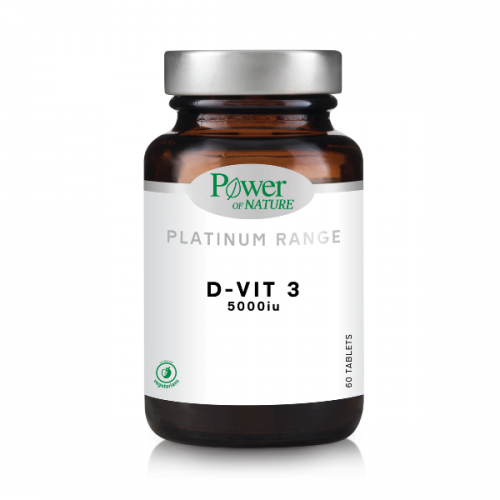 Power of Nature Platinum Range D-vit3 5000iu 60tabs Power of Nature Platinum Range D-vit3 5000iu 60tabs