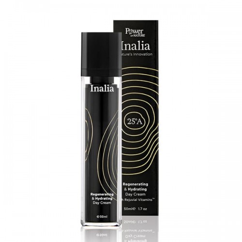  Inalia Regenerating & Hydrating Day Cream, Αναζωογονητική Κρέμα Ημέρας για Άμεση Ενυδάτωση 50ml