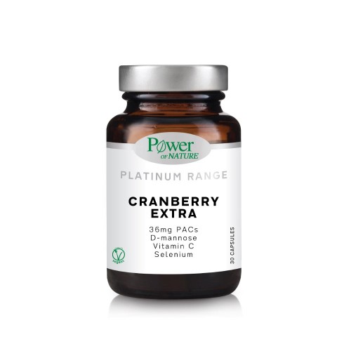 Power Of Nature Platinum Cranberry Extra, Πρόληψη & Αντιμετώπιση Λοιμώξεων Ουροποιητικού 30 Κάψουλες Power Of Nature Platinum Cranberry Extra, Πρόληψη & Αντιμετώπιση Λοιμώξεων Ουροποιητικού 30 Κάψουλες