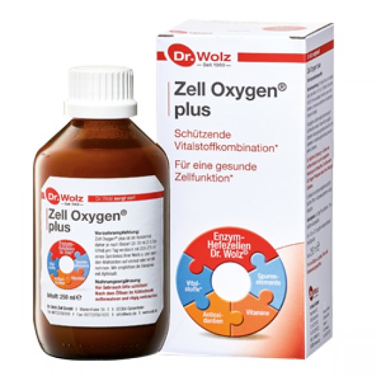 Power Health Zell Oxygen Plus, Συμπλήρωμα Διατροφής με Βιολογικώς Ενεργά Ενζυμικά Κύτταρα Μαγιάς Dr. Wolz 250ml