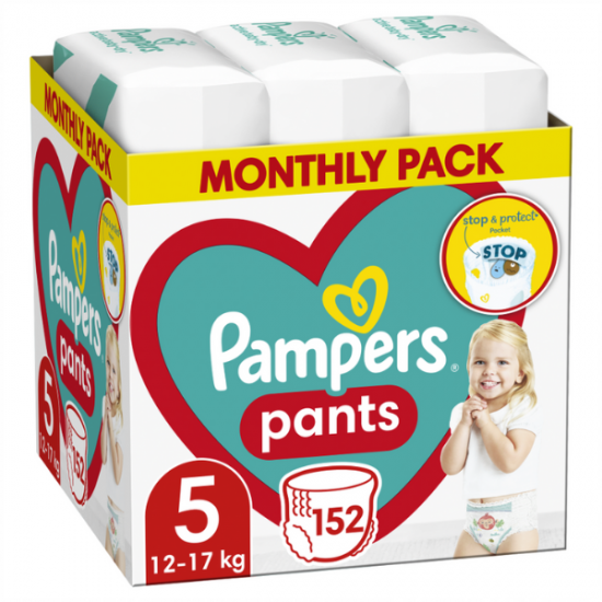 Pampers Pants No 5 12-17kg 152 Πάνες (Monthly Pack)