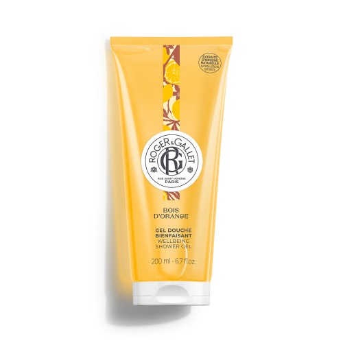 Roger & Gallet Bois D' Orange Wellbeing Shower Gel, Αναζωογονητικό Αρωματικό Αφρόλουτρο 200ml