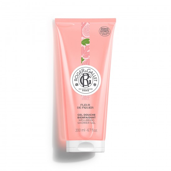 Roger & Gallet Fleur De Figuier Wellbeing Shower Gel, Αναζωογονητικό Αρωματικό Αφρόλουτρο 200ml