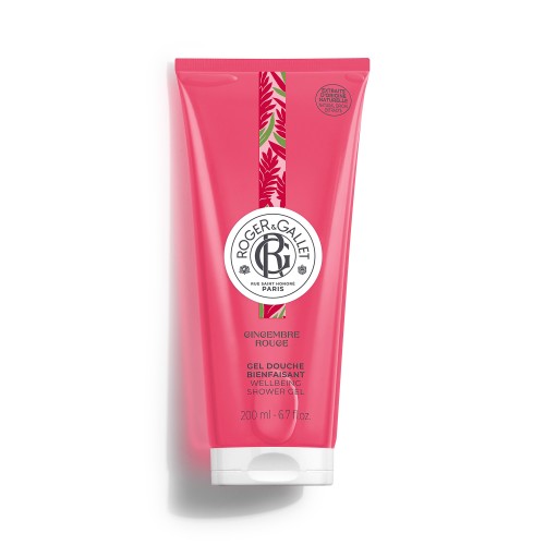Roger & Gallet Gingembre Rouge Wellbeing Shower Gel, Αναζωογονητικό Αρωματικό Αφρόλουτρο 200ml