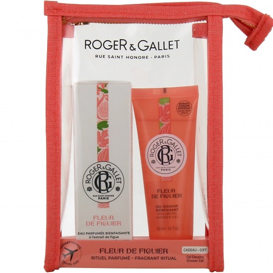 Roger Gallet Promo Fleur de Figuier Water Perfume 30ml & Δώρο Wellbeing Shower Gel 50ml & Τσαντάκι