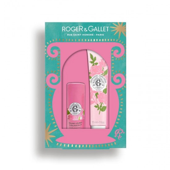 Roger & Gallet Promo Rose Hand Cream Ενυδατική Κρέμα Χεριών 30ml & Rose Lip Balm Βάλσαμο Χειλιών με Γεύση Τριαντάφυλλο 3.5g Roger & Gallet Promo Rose Hand Cream Ενυδατική Κρέμα Χεριών 30ml & Rose Lip Balm Βάλσαμο Χειλιών με Γεύση Τριαντάφυλλο 3.5g