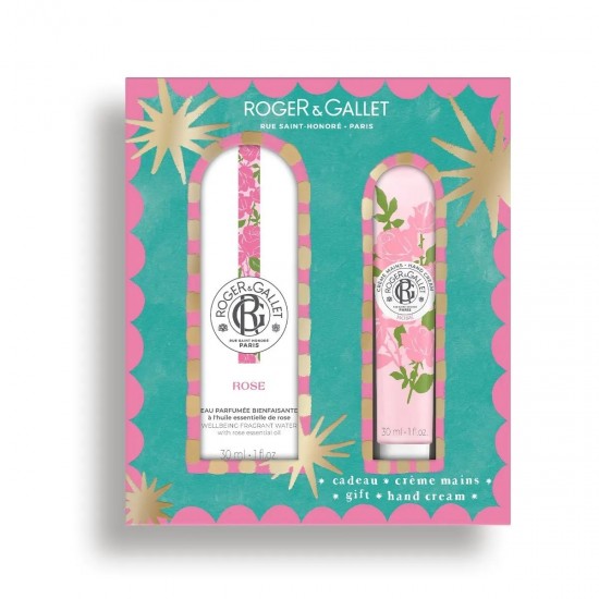 Roger & Gallet Promo Rose Eau de Parfum Γυναικείο Άρωμα 30ml - ΔΩΡΟ Hand Cream Ενυδατική Κρέμα Χεριών 30ml