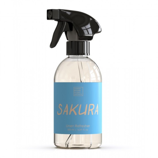 Linen Refresher Sakura Αρωματικό για το Φρεσκάρισμα των Υφασμάτων 500ml
