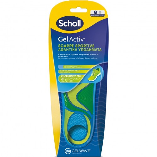 Scholl Gel Activ Scarpe Sportive Πάτοι για Αθλητικά Υποδήματα Small ( Νο35,5-Νο40,5 ) 2τμχ Scholl Gel Activ Scarpe Sportive Πάτοι για Αθλητικά Υποδήματα Small ( Νο35,5-Νο40,5 ) 2τμχ