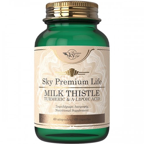 Sky Premium Life Milk Thistle & Turmeric & Lipoic Acid 60 Κάψουλες Sky Premium Life Milk Thistle & Turmeric & Lipoic Acid 60 Κάψουλες