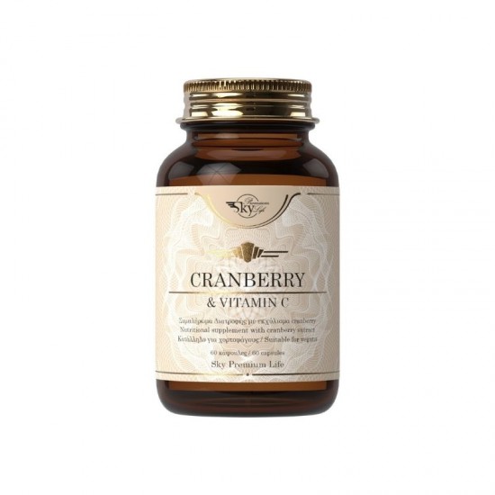Sky Premium Life Cranberry & Vitamin C 60 Caps Sky Premium Life Cranberry & Vitamin C 60 Caps