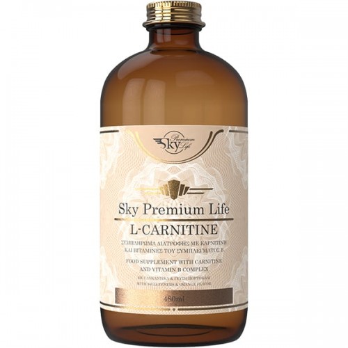 Sky Premium Life L-Carnitine, Με Γεύση Πορτοκάλι 480ml