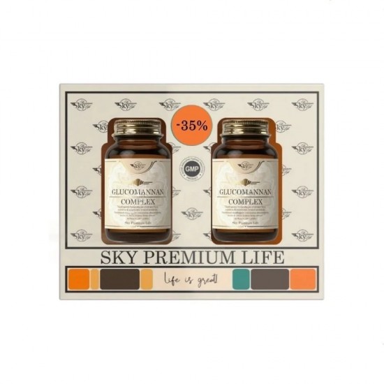 Sky Premium Life Promo  Glucomannan Complex 2 x 60ταμπλέτες