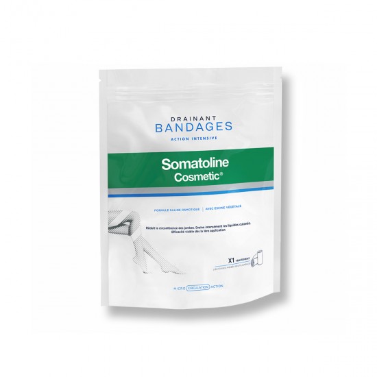 Somatoline Cosmetic Bandages, Επίδεσμοι Αποσυμφόρησης, Δραστική Αγωγή Σμίλευσης, 2τμχ