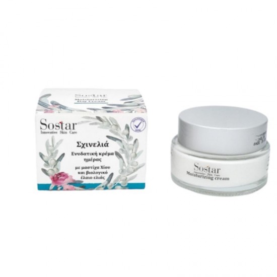 Sostar Skinolia Ενυδατική Κρέμα Ημέρας με Μαστιχέλαιο & Ελαιόλαδο 50ml Sostar Skinolia Ενυδατική Κρέμα Ημέρας με Μαστιχέλαιο & Ελαιόλαδο 50ml