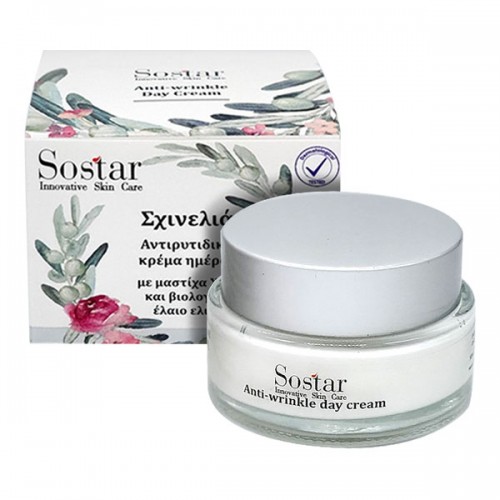Sostar Skinolia Αντιρυτιδική Κρέμα Ημέρας με Μαστιχέλαιο & Ελαιόλαδο 50ml Sostar Skinolia Αντιρυτιδική Κρέμα Ημέρας με Μαστιχέλαιο & Ελαιόλαδο 50ml
