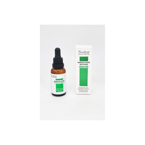 Sostar Mornin' Glow Retinol Booster, Ενισχυμένος Ορός Κατά των Ρυτίδων 30ml Sostar Mornin' Glow Retinol Booster, Ενισχυμένος Ορός Κατά των Ρυτίδων 30ml
