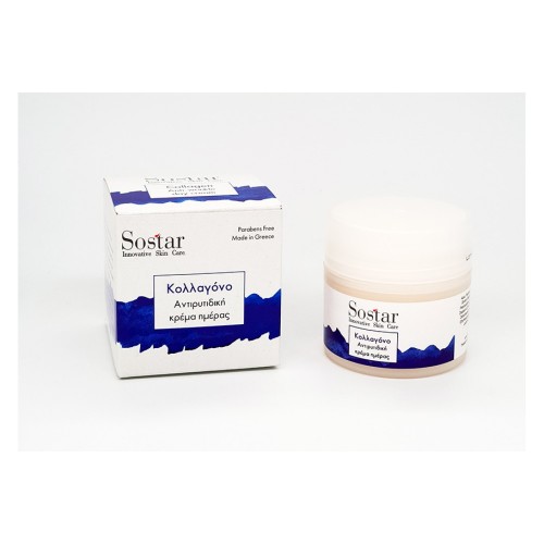 Sostar Focus Κολλαγόνο, Αντιρυτιδική Κρέμα Ημέρας 50ml Sostar Focus Κολλαγόνο, Αντιρυτιδική Κρέμα Ημέρας 50ml