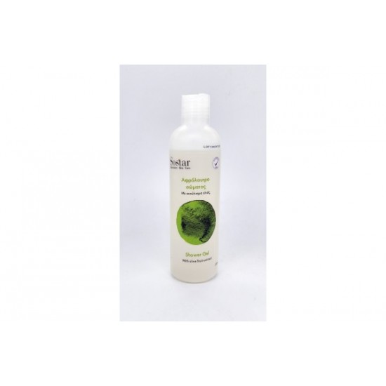 Sostar Natural Shower Gel, Αφρόλουτρο με Έλαια Ελιάς & Αμινοξέα Κολλαγόνου 250ml
