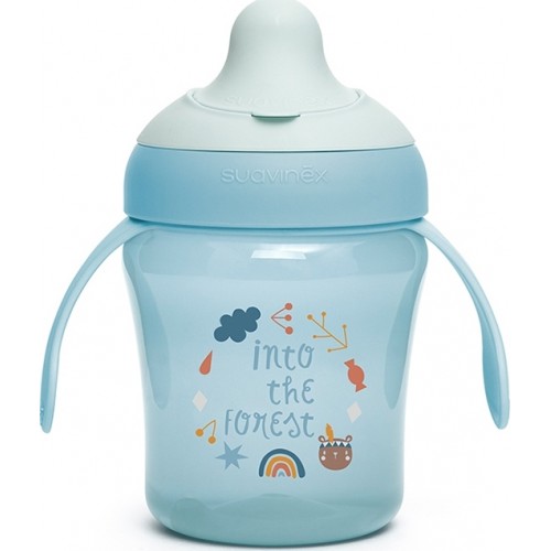 Suavinex Learning Cup Forest +6m, Χρώμα Μπλε 200ml Suavinex Learning Cup Forest +6m, Χρώμα Μπλε 200ml