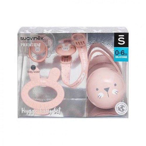 Suavinex Premium Hygge Baby Gift Set, Χρώμα Ροζ Suavinex Premium Hygge Baby Gift Set, Χρώμα Ροζ