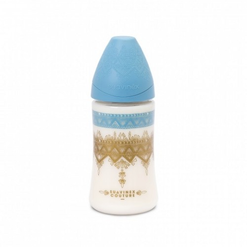 Suavinex Premium Με Στρογγυλή Θηλή Γαλάζιο 270ml +0m Suavinex Premium Με Στρογγυλή Θηλή Γαλάζιο 270ml +0m