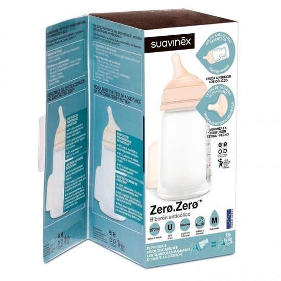 Suavinex Zero Αντι-Κολικό Μπουκάλι 270ml (Μεσαίας Ροής) Suavinex Zero Αντι-Κολικό Μπουκάλι 270ml (Μεσαίας Ροής)
