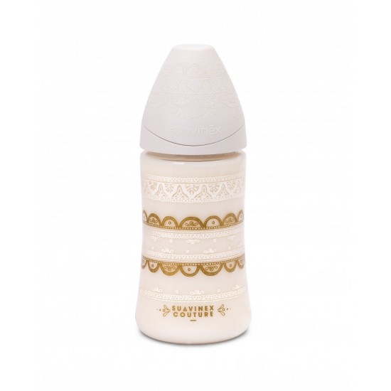 Suavinex Couture Μπιμπερό με Φυσιολογική Θηλή Σιλικόνης 270ml