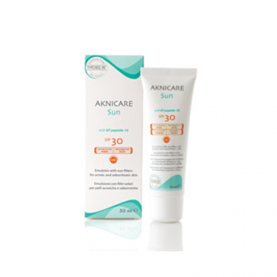 Synchroline Aknicare Sun SPF 30 Αντηλιακή Κρέμα Προσώπου για Ακνεικά Δέρματα 50ml