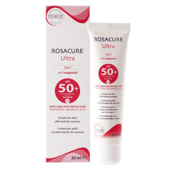 Synchroline Rosacure Ultra Cream SPF50+ With Magnolol Ενυδατική Καταπραϋντική Κρέμα Προσώπου, 30ml