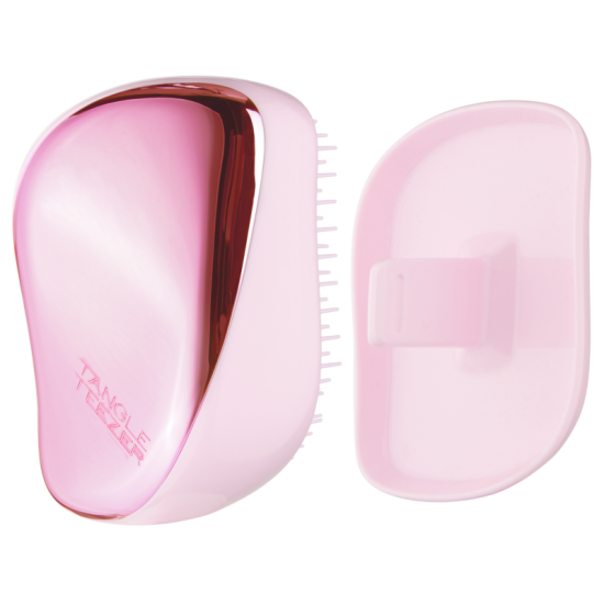 Tangle Teezer Compact Styler Baby Pink Chrome 1 Τεμάχιο