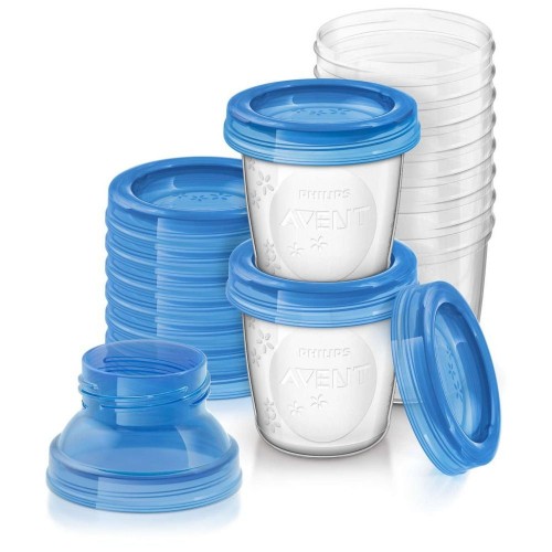 Avent Δοχεία Αποθήκευσης Μητρικού Γάλακτος 180ml  SCF618/10