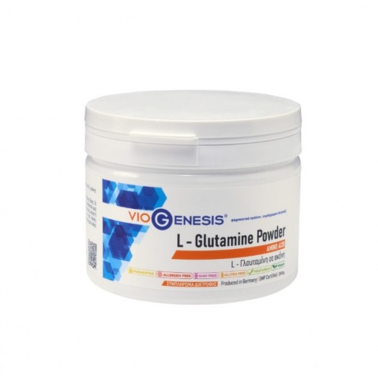 Viogenesis L-Glutamine Powder Αμινοξύ L-Γλουταμίνη σε Σκόνη 250 gr