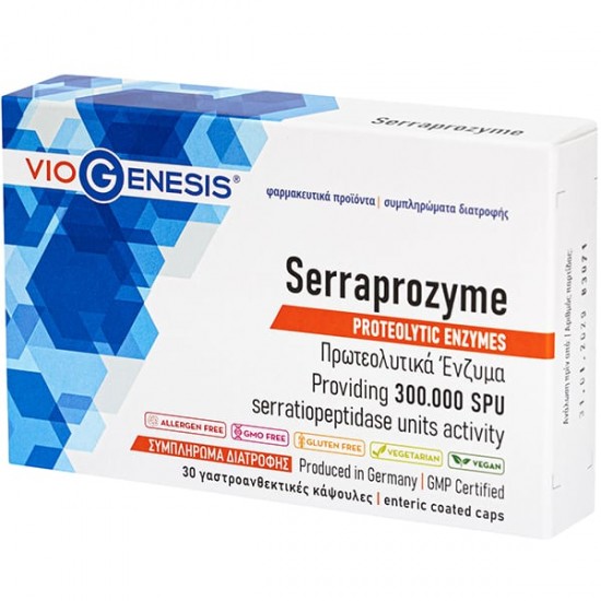 VioGenesis Serraprozyme 300.000 SPU, 30caps