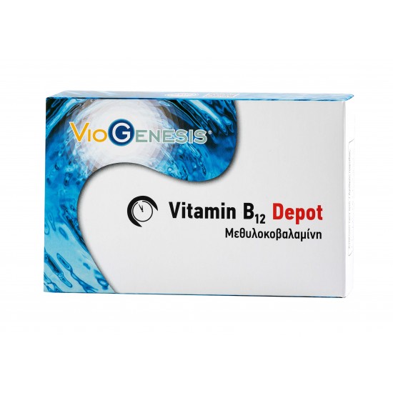 Viogenesis Vitamin B12 Depot Μεθυλοκοβαλαµίνη Φαρμακοτεχνικής Μορφής Δισκίων Βραδείας Αποδέσμευσης 30 Δισκία
