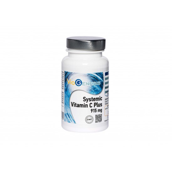 Viogenesis Systemic Vitamin C Plus 915 mg μη όξινης μορφής, Zinc  & Αντιοξειδωτικά 120 Δισκία