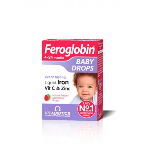 Vitabiotics Feroglobin Baby Drops, Σίδηρος σε Σταγόνες για Βρέφη 30ml