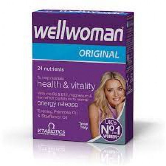 Vitabiotics Wellwoman Original για τη Ρύθμιση των Ορμονών και του Εμμηνορροϊκού Κύκλου, 30tabs