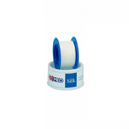 X-Med Αυτοκόλλητη Ταινία Μετάξι 5m x 2.5cm