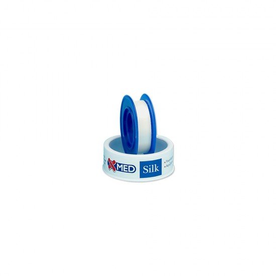 X-Med Αυτοκόλλητη Ταινία Μετάξι 5m x 1.25cm