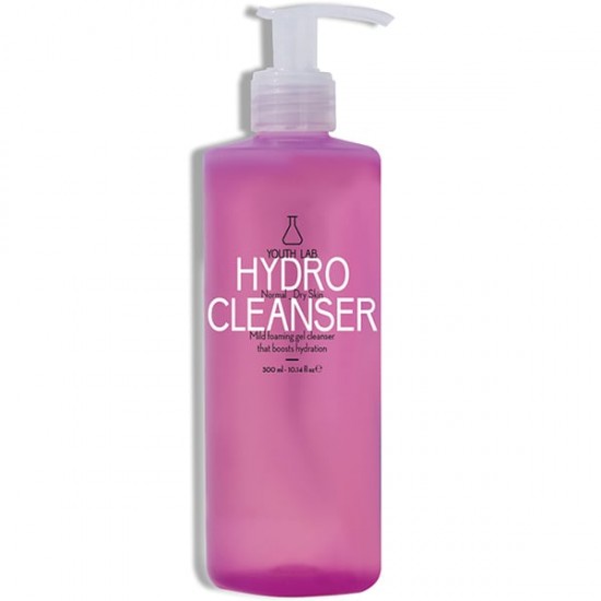 Youth Lab Hydro Cleanser, Ήπιο Αφρίζον Τζελ Καθαρισμού Προσώπου, Κανονικό & Ξηρό Δέρμα 300ml