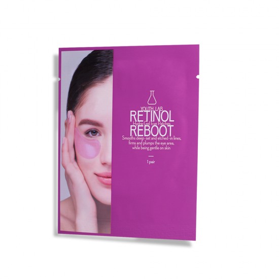Youth Lab Retinol Reboot Hydra Gel Eye Patches Ενισχυμένη Μάσκα Ματιών για Άμεση Σύσφιξη από Υδροτζέλ, 1 Ζευγάρι